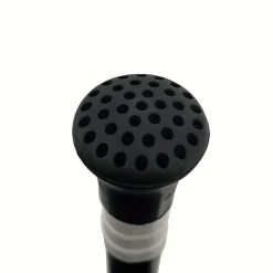 Goldener leichter Wanderstock für Senioren und Wandern im Freien