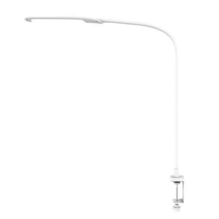 Gooseneck Clip-On Desk Lamp - Dimmable Adjustable Task Light