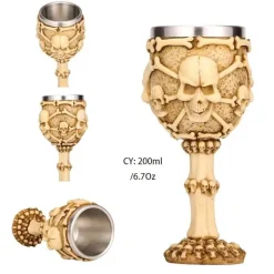 Gothic Dragon King Edelstahlkelch - 200 ml Weinglas