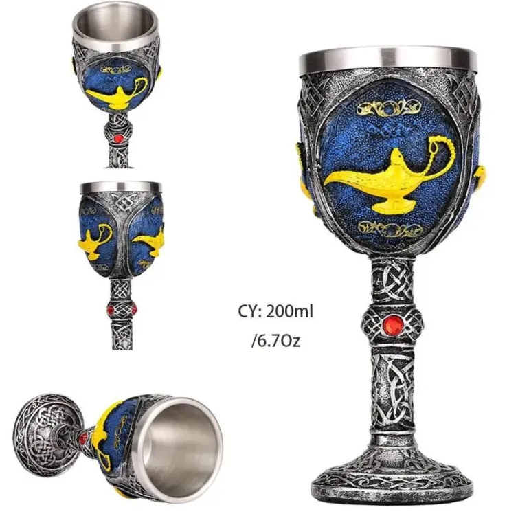 Gothic Dragon King Edelstahlkelch - 200 ml Weinglas