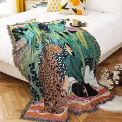 Gotische Wandteppichdecke – doppelseitige Heim- und Außendekoration