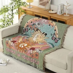 Gotische Wandteppichdecke – doppelseitige Heim- und Außendekoration