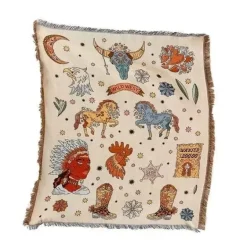 Gotische Wandteppichdecke – doppelseitige Heim- und Außendekoration