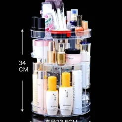 360-Grad drehbarer Make-up-Organizer – Kosmetik-Aufbewahrungsbox