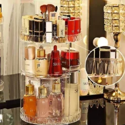 360-Grad drehbarer Make-up-Organizer – Kosmetik-Aufbewahrungsbox