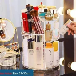 360-Grad drehbarer Make-up-Organizer – Kosmetik-Aufbewahrungsbox