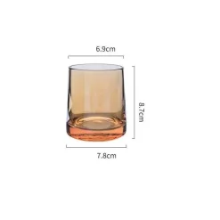 Grauer Bernsteinglaskrug - Hitzebeständige Teekanne Saftkrug mit Griff