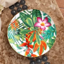 Green Leaf Geschirrset - Teller Schüsseln Teegeschirr