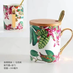 Green Leaf Geschirrset - Teller Schüsseln Teegeschirr