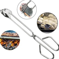 Grillschere aus Edelstahl – Multifunktions-Grillzange