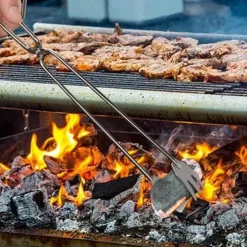 Grillschere aus Edelstahl – Multifunktions-Grillzange