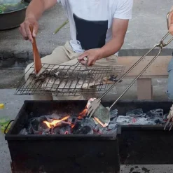 Grillschere aus Edelstahl – Multifunktions-Grillzange