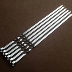 Grillspieße-Set aus Edelstahl – Grillwerkzeuge für den Außenbereich