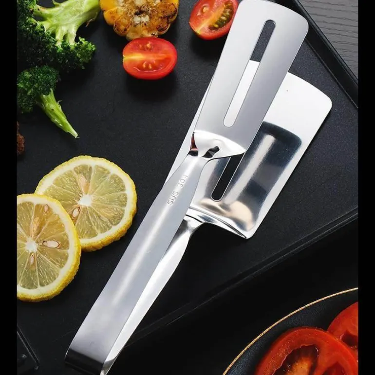 Grillzange aus Edelstahl – Easy Grip BBQ Tool
