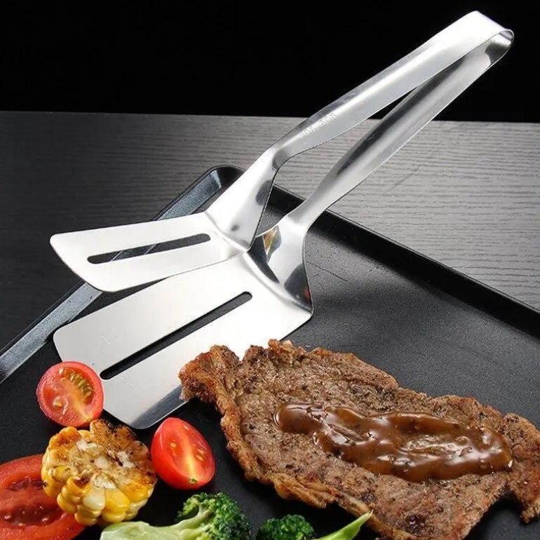 Grillzange aus Edelstahl – Easy Grip BBQ Tool