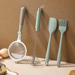 Grünes Silikon-Backset - Milchform-Utensilien