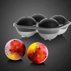 Große Eisballform – perfekt für Cocktails und Whiskey-Getränke