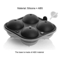 Große Eisballform – perfekt für Cocktails und Whiskey-Getränke