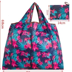 Große, faltbare, dicke, wiederverwendbare Einkaufstasche