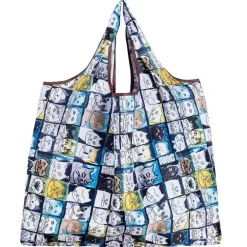 Große, faltbare, dicke, wiederverwendbare Einkaufstasche