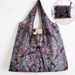 Große, faltbare, dicke, wiederverwendbare Einkaufstasche