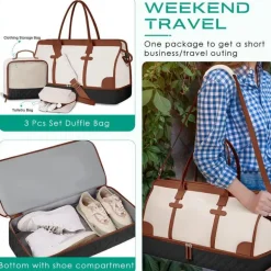 Große Familienreisetasche – Reisetasche mit Schuh- und Nassfach