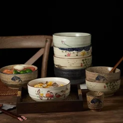 Große Ramen-Schüssel aus Keramik – 67 Zoll große Nudelsuppenschüssel für Küche und Hotel