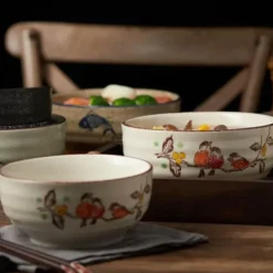 Große Ramen-Schüssel aus Keramik – 67 Zoll große Nudelsuppenschüssel für Küche und Hotel