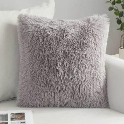 Hahnentritt-Kissenbezug - Schwarz-weißer Kissenbezug mit Schleife, 30 x 50 cm