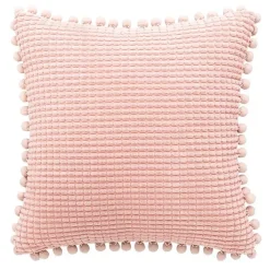 Hahnentritt-Kissenbezug - Schwarz-weißer Kissenbezug mit Schleife, 30 x 50 cm