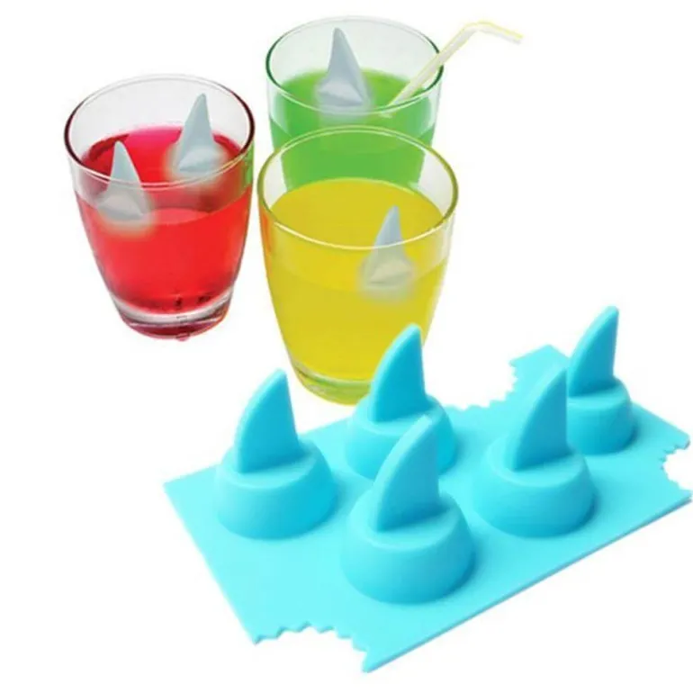 Hai-Eiswürfelform – Lustige Frozen-Hai-Formen