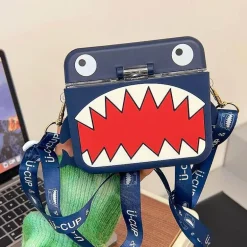 Hai-Wasserflasche mit integriertem Strohhalm – umweltfreundliches Trinkgeschirr