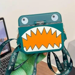 Hai-Wasserflasche mit integriertem Strohhalm – umweltfreundliches Trinkgeschirr