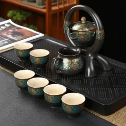 Halbautomatische Teekanne aus Keramik – Kanne im fernöstlichen Stil