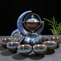 Halbautomatische Teekanne aus Keramik – Kanne im fernöstlichen Stil