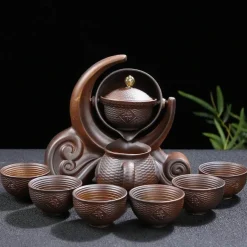 Halbautomatische Teekanne aus Keramik – Kanne im fernöstlichen Stil