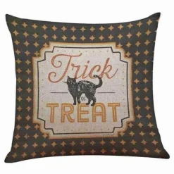 Halloween Kürbis Kissenbezüge - Bequemes Baumwolldekor