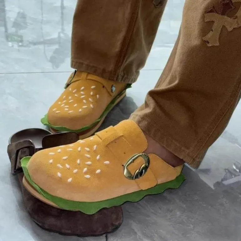 Hamburger Strandpantoffeln – Lustige, lässige Sommerschuhe