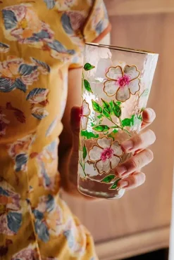 Handbemalte Teetasse aus Glas – Einzigartiges Weihnachtsgeschenk für Zuhause oder das Büro