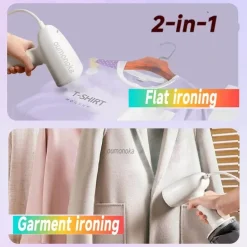 Handdampfgerät für Textilien – Turbo Quick 2-in-1-Bügeleisen