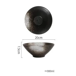 Handelsübliche Ramenschalen aus Keramik – langlebiges Geschirrset