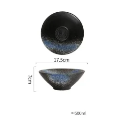 Handelsübliche Ramenschalen aus Keramik – langlebiges Geschirrset