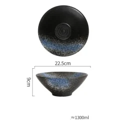 Handelsübliche Ramenschalen aus Keramik – langlebiges Geschirrset