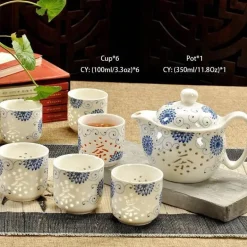 Handgefertigte Keramik-Teekanne mit Drachendesign – 350 ml Porzellan-Teekanne