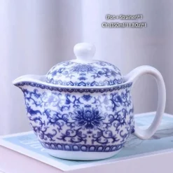 Handgefertigte Keramik-Teekanne mit Drachendesign – 350 ml Porzellan-Teekanne