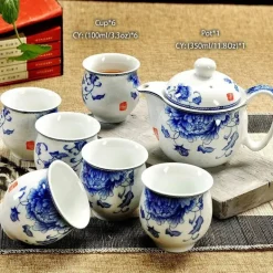 Handgefertigte Keramik-Teekanne mit Drachendesign – 350 ml Porzellan-Teekanne