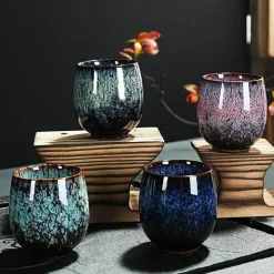 Handgefertigte Kōkei-Tassen aus Keramik – stilvolles Trinkgeschirr