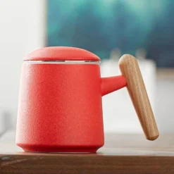 Handgefertigte Teetasse aus Keramik – Einzigartiger Keramikbecher