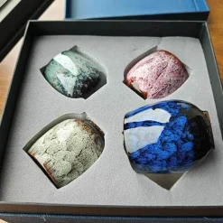 Handgefertigtes Keramikbecher-Set – Einzigartiges Trinkgeschirr für Kaffee und Tee in Geschenkbox