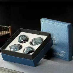 Handgefertigtes Keramikbecher-Set – Einzigartiges Trinkgeschirr für Kaffee und Tee in Geschenkbox